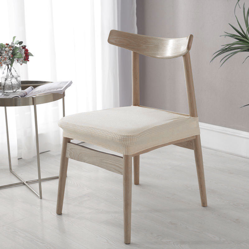 Lichtbeige stoelbekleding 